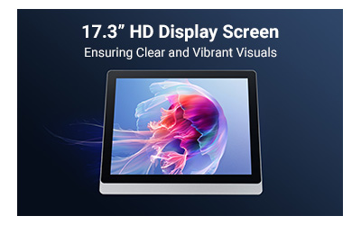 17.3" 1080P Industrial Panel Computer 1000 Nits Optical Bonding Touch Screen HMI All In One PC For Extended Temperature